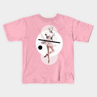 Greek Ballerina Abstract Kids T-Shirt